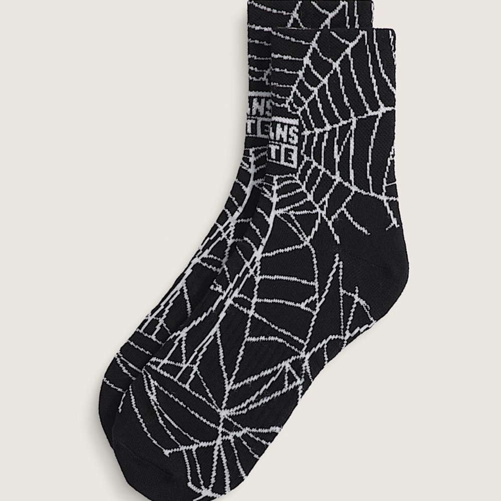 ✨ISO✨ Black Vans Spider Web Socks